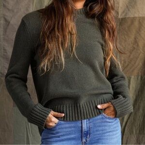 Outerknown Roma Sweater Size Small Olive Never Worn